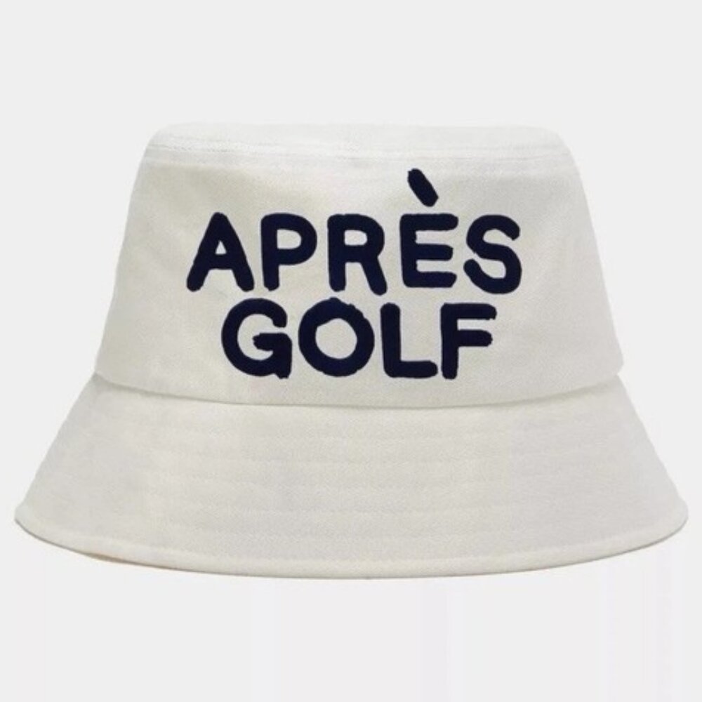 G/FORE 'Apres Golf' Men's Bucket Hat in Snow White NWT